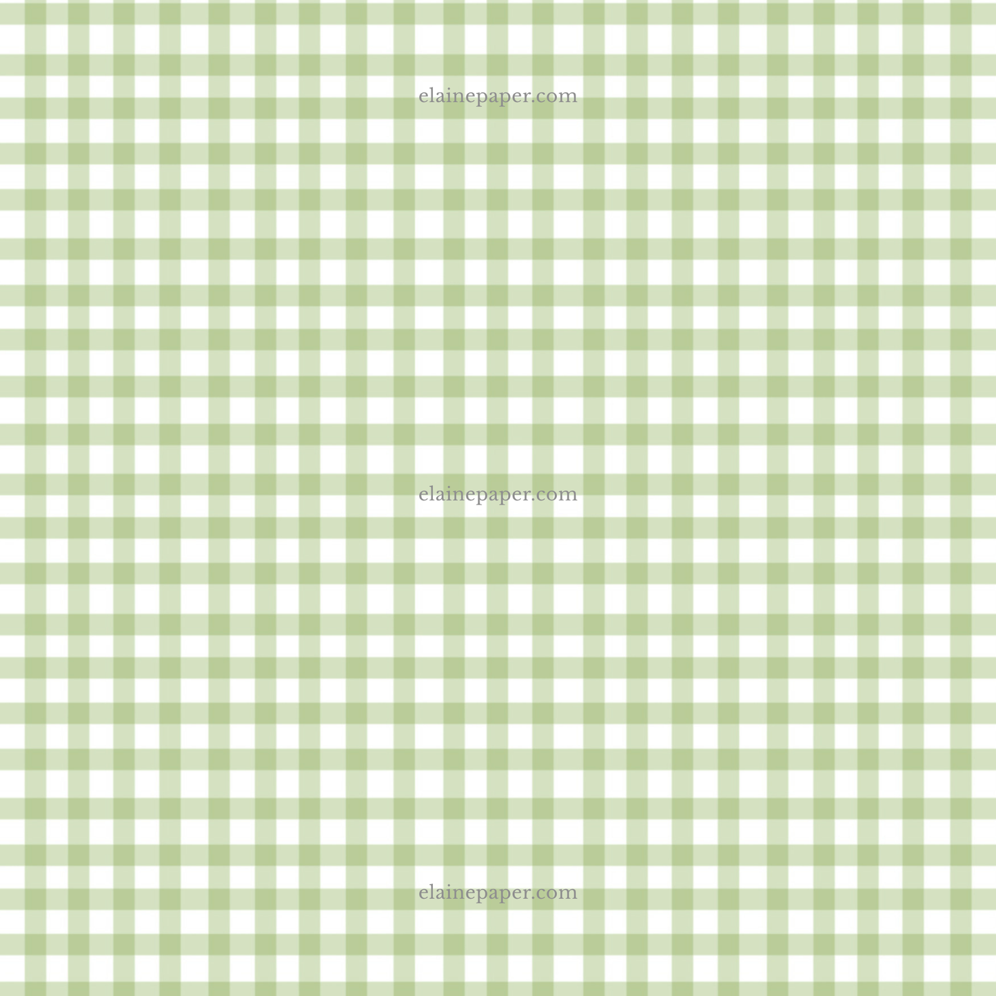 Printable Gingham Patterned Paper Bundle - PDF Download